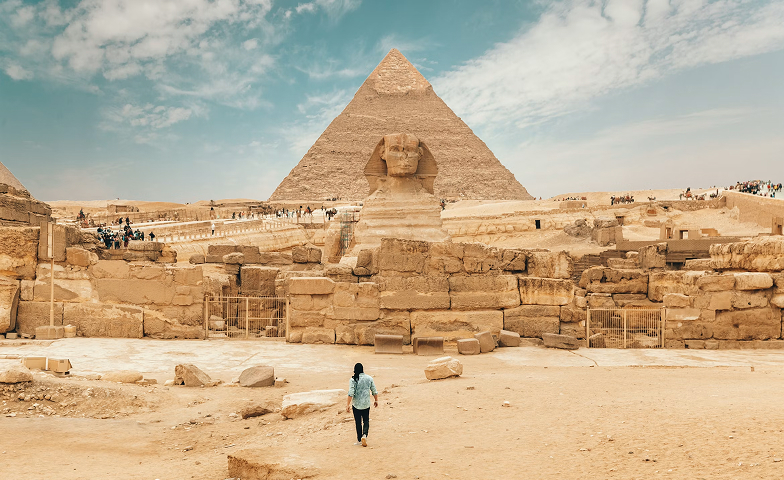 The Pyramids and Sphinx in Egypt