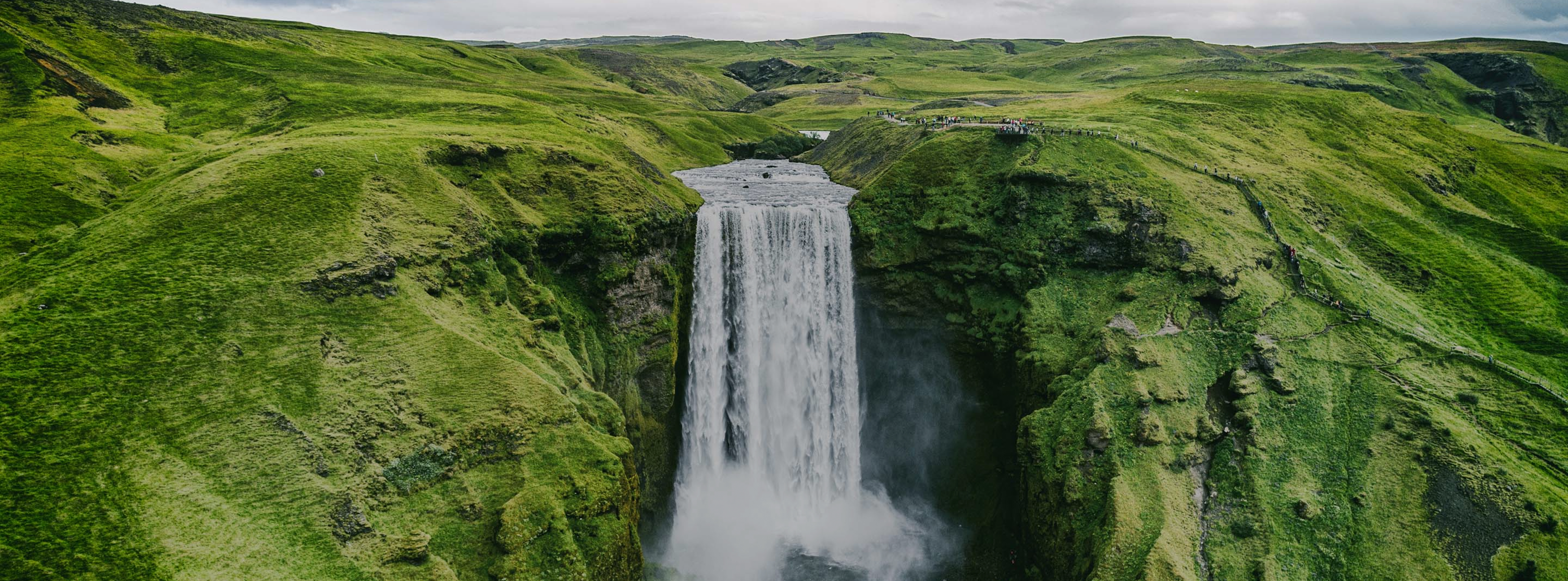 Waterfall landscape